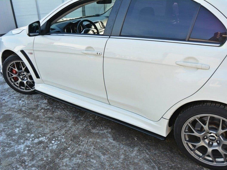 Side Skirts Diffusers Mitsubishi Lancer EVO X US Version (2007-2015) - Wayside Performance 