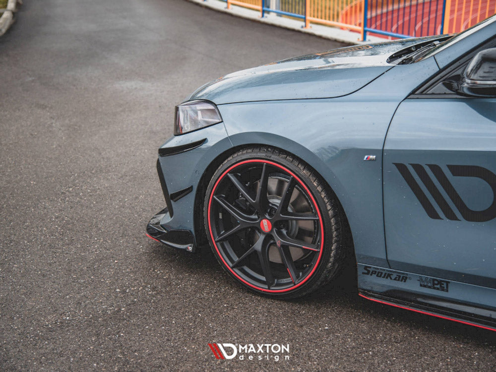 Maxton Design Front Bumper Wings (Canards) Bmw 1 F40 M-pack / M135i (2019 - Up) - Wayside Performance