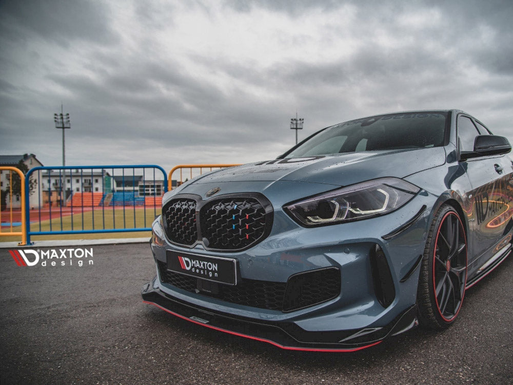 Maxton Design Front Bumper Wings (Canards) Bmw 1 F40 M-pack / M135i (2019 - Up) - Wayside Performance 
