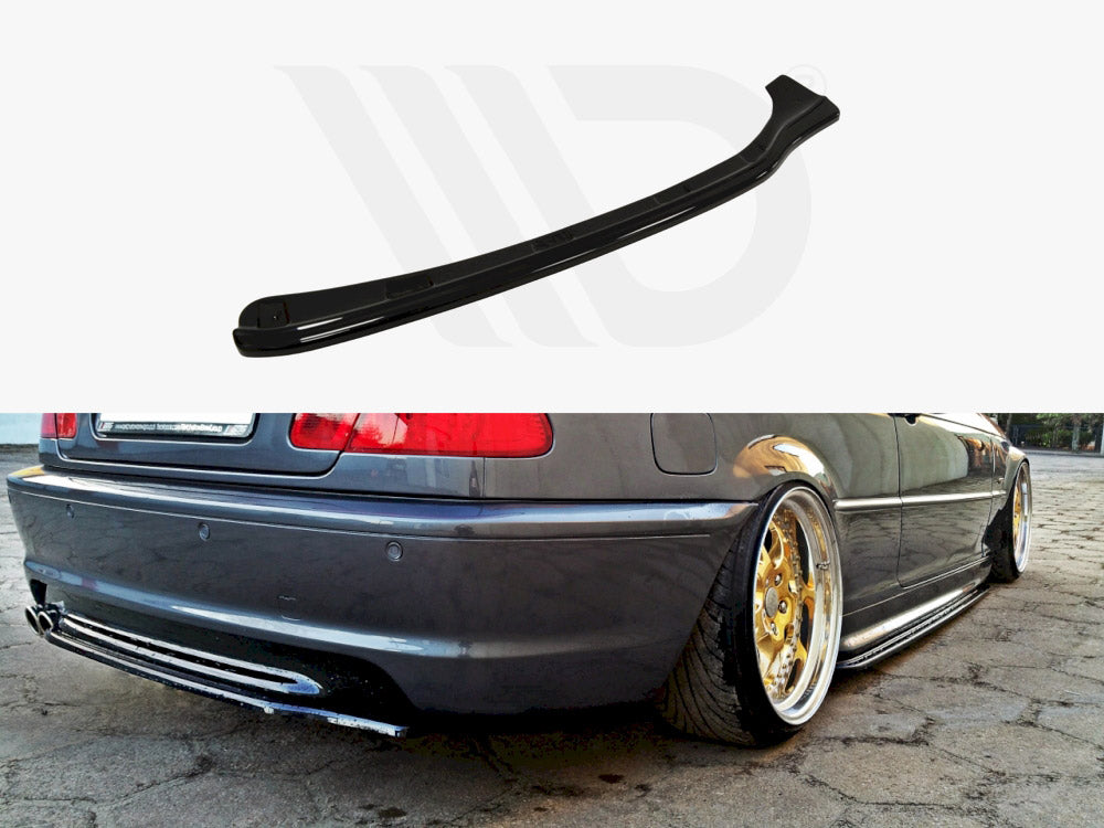 Central Rear Splitter BMW 3 E46 M-Pack Coupe - Wayside Performance 