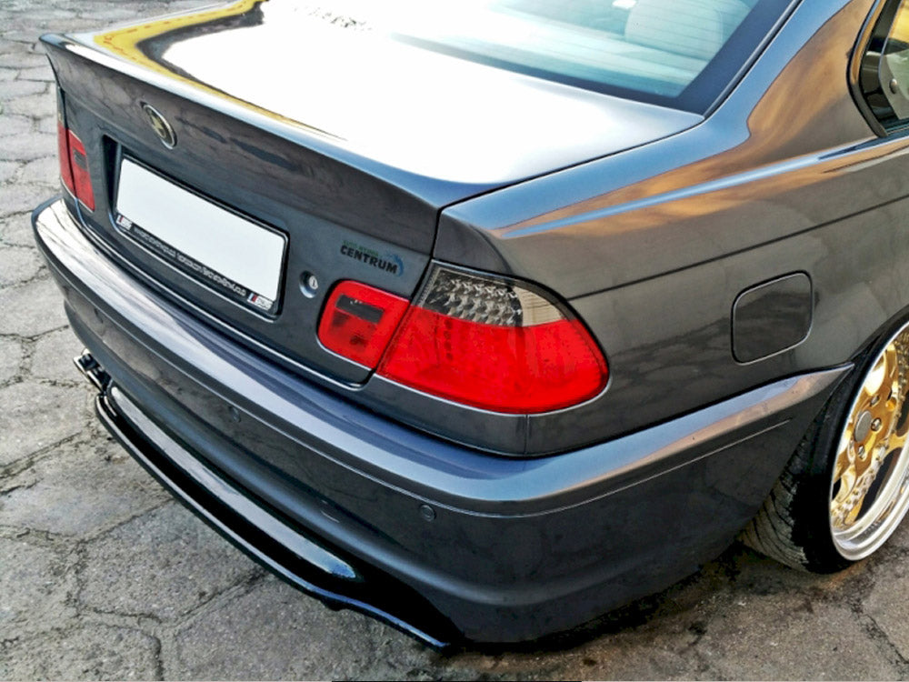 Central Rear Splitter BMW 3 E46 M-Pack Coupe - Wayside Performance 