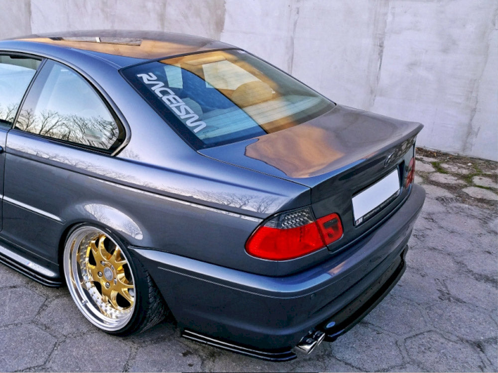 Rear Side Splitters Bmw 3 E46 Mpack Coupe - Wayside Performance 