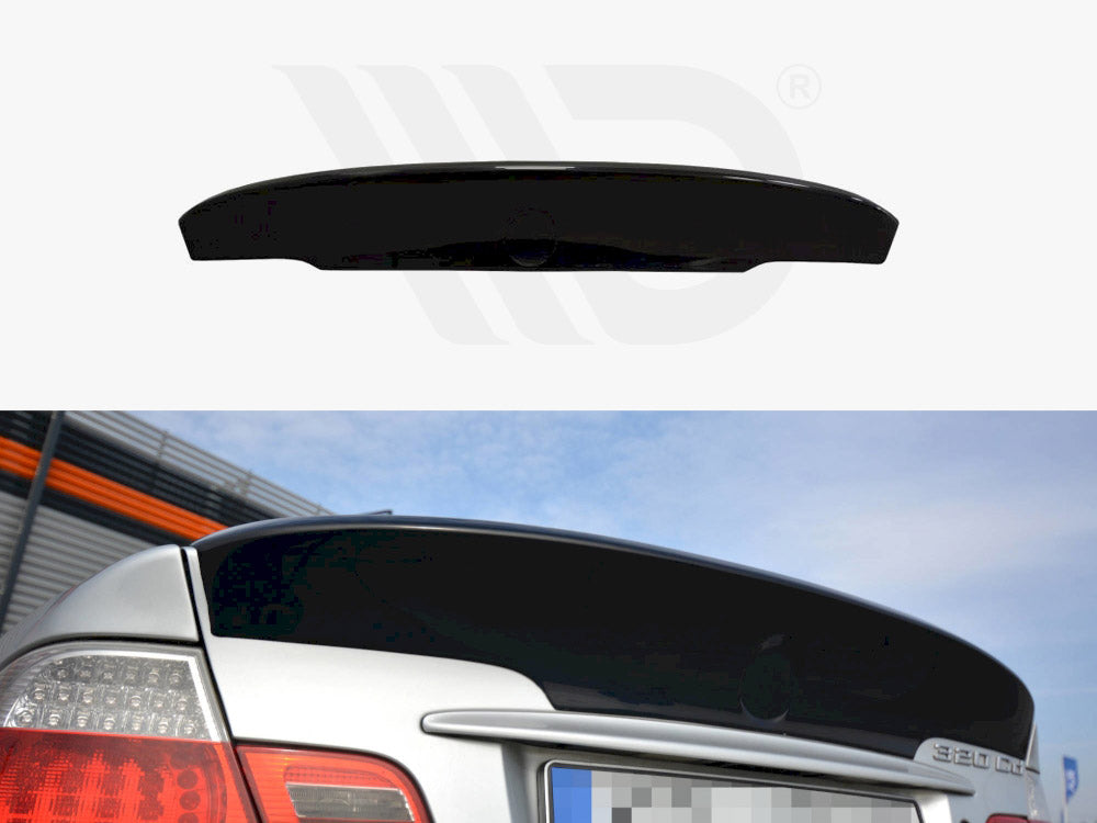 Rear Spoiler / LID Extension Bmw 3 E46 Coupe Pre-facelift < M3 CSL Look > (Requires Painting) (1999-2003) - Wayside Performance 