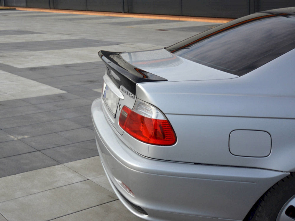 Rear Spoiler / LID Extension Bmw 3 E46 Coupe Pre-facelift < M3 CSL Look > (Requires Painting) (1999-2003) - Wayside Performance 