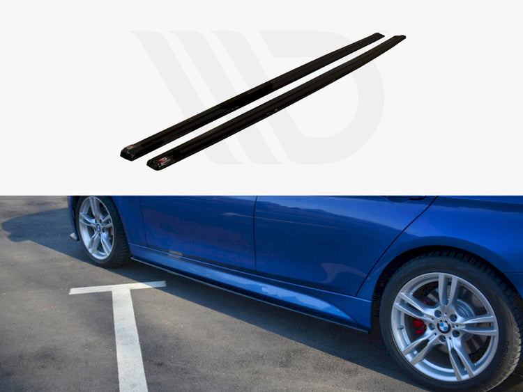 Side Skirts Splitters Bmw 3-SERIES F30 Facelift Sedan M-sport (2015-2018) - Wayside Performance 