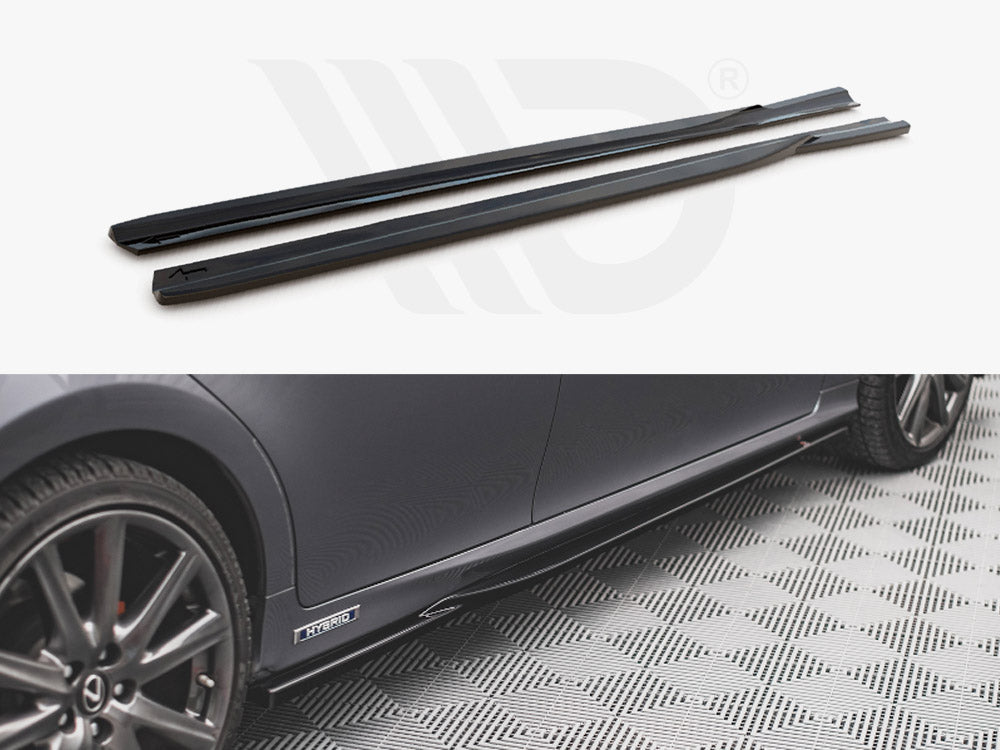 Side Skirts Diffusers Lexus GS F Sport MK4(L10) (2012-2015) - Wayside Performance 
