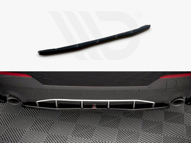 Central Rear Splitter BMW 4 M-Pack G22 (2020-) - Wayside Performance 