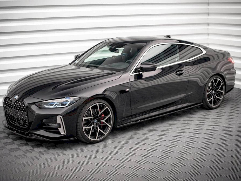 Side Skirts Diffusers V.1 BMW 4 M-Pack / M440i G22 - Wayside Performance 