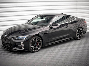 Side Skirts Diffusers V.1 BMW 4 M-Pack / M440i G22 - Wayside Performance 