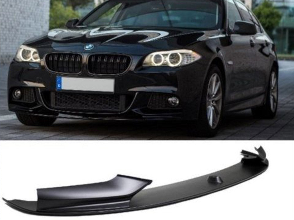 Frontspoiler Sport-performance Black MATT Bmw 5 Series F10 F11 With M-package (2009-2017) - Wayside Performance 