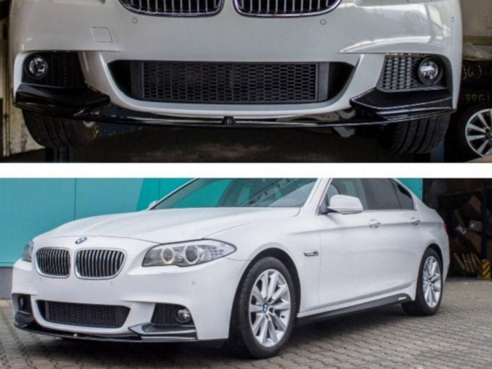 Frontspoiler Sport-performance Black MATT Bmw 5 Series F10 F11 With M-package (2009-2017) - Wayside Performance 