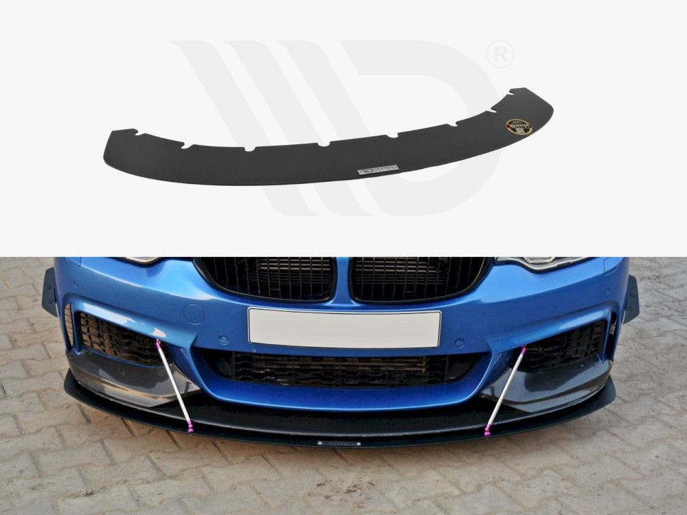 Front Racing Splitter V.3 Bmw 4 F32 M-sport & M-performance (2013-2016) - Wayside Performance 