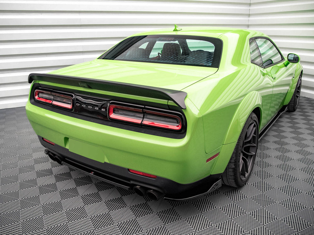 Central Rear Splitter Dodge Challenger SRT Hellcat Widebody Mk3 - Wayside Performance 