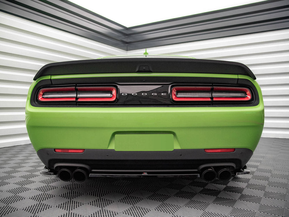 Central Rear Splitter Dodge Challenger SRT Hellcat Widebody Mk3 - Wayside Performance 
