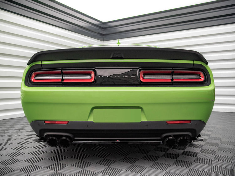 Central Rear Splitter Dodge Challenger SRT Hellcat Widebody Mk3 - Wayside Performance 