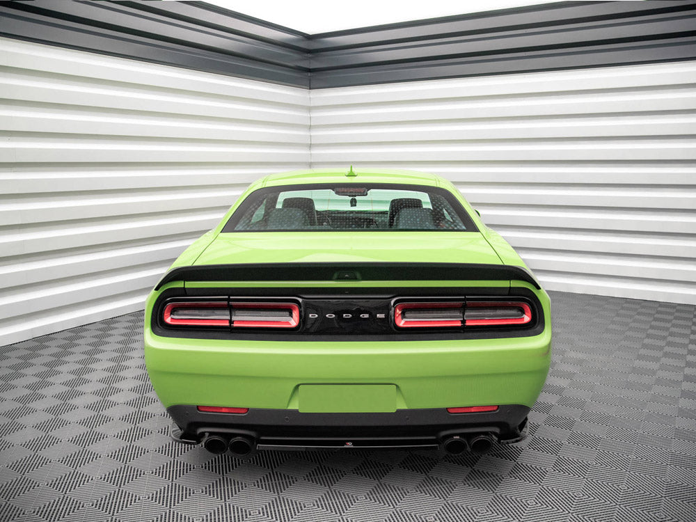 Central Rear Splitter Dodge Challenger SRT Hellcat Widebody Mk3 - Wayside Performance 