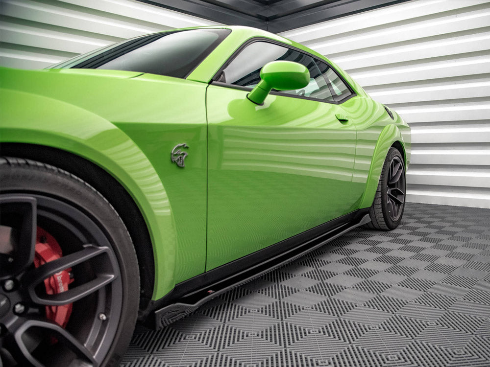 Side Skirts Diffusers Dodge Challenger SRT Hellcat Widebody Mk3 - Wayside Performance 