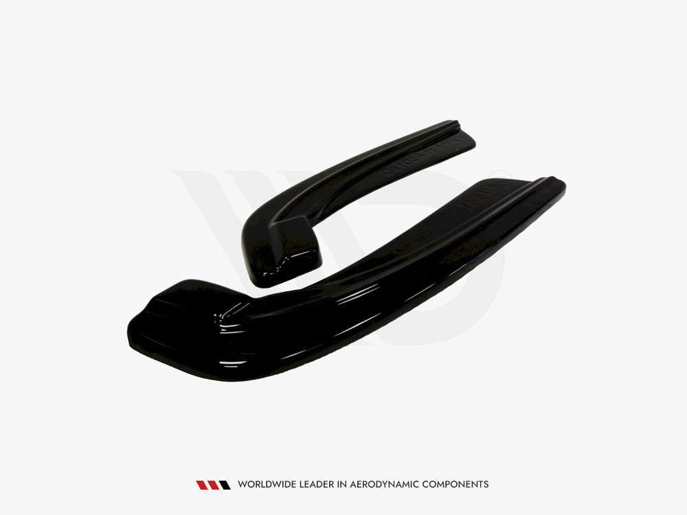 Rear Side Splitters Bmw 5 F11 M-pack (Fits TWO Single Exhaust Ends) - Wayside Performance 