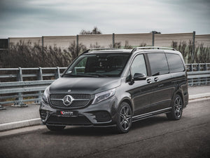 Front Splitter V1 Mercedes-benz V-class Amg-line W447 Facelift (2019-) - Wayside Performance 