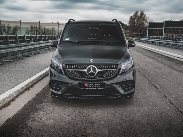Front Splitter V1 Mercedes-benz V-class Amg-line W447 Facelift (2019-) - Wayside Performance 