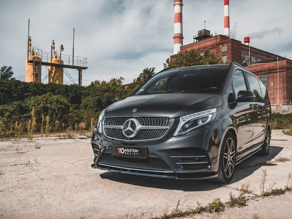 Front Splitter V3 Mercedes-benz V-class Amg-line W447 Facelift (2019-) - Wayside Performance 