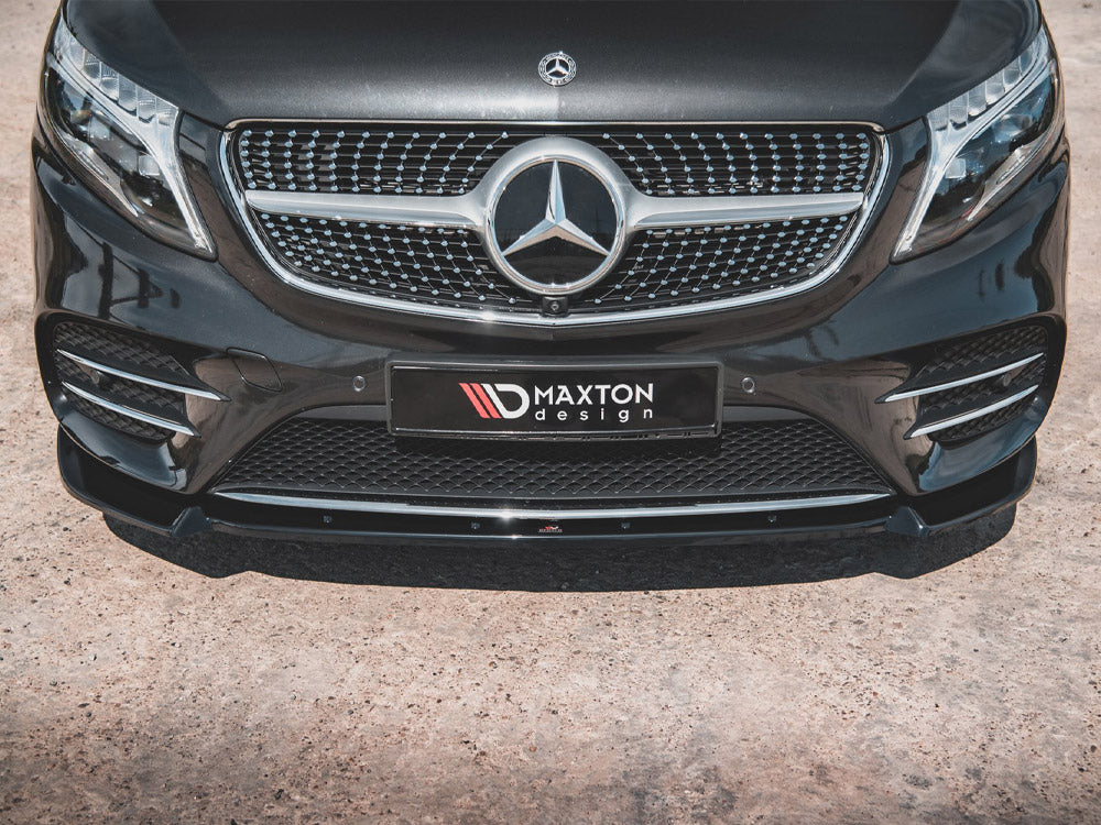 Front Splitter V3 Mercedes-benz V-class Amg-line W447 Facelift (2019-) - Wayside Performance 