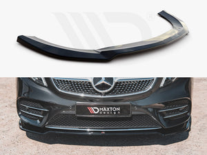 Front Splitter V4 Mercedes-benz V-class Amg-line W447 Facelift (2019-) - Wayside Performance 
