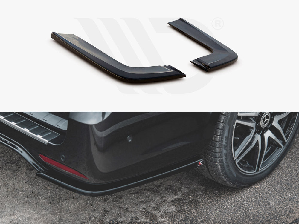 Rear Side Splitters V.2 Mercedes-Benz V-Class AMG-Line W447 Facelift - Wayside Performance 