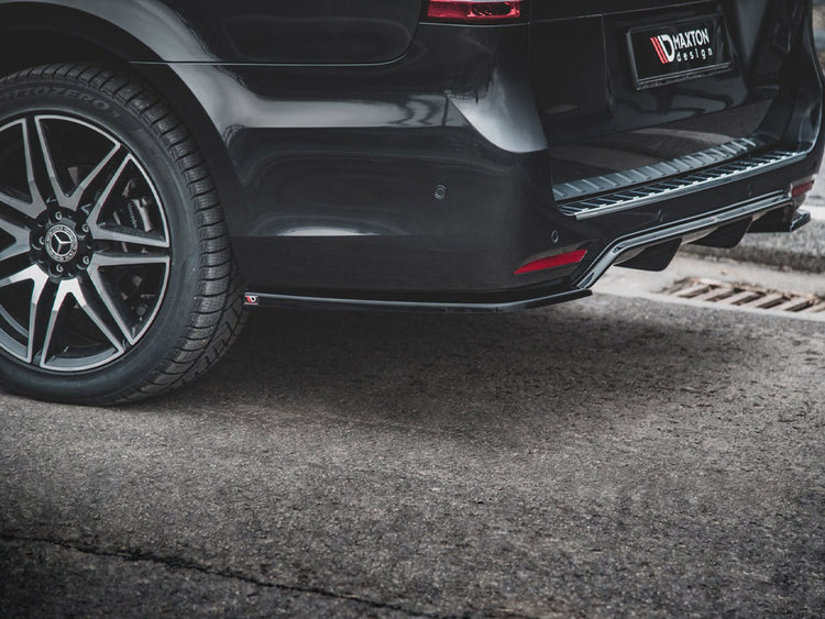 Rear Side Splitters V.2 Mercedes-Benz V-Class AMG-Line W447 Facelift - Wayside Performance 