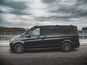 Side Skirts Diffusers Mercedes V-Class Long AMG Line W447 Facelift - Wayside Performance 