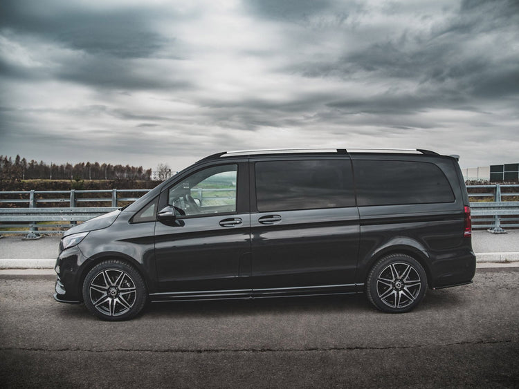 Side Skirts Diffusers Mercedes V-Class Long AMG Line W447 Facelift - Wayside Performance 