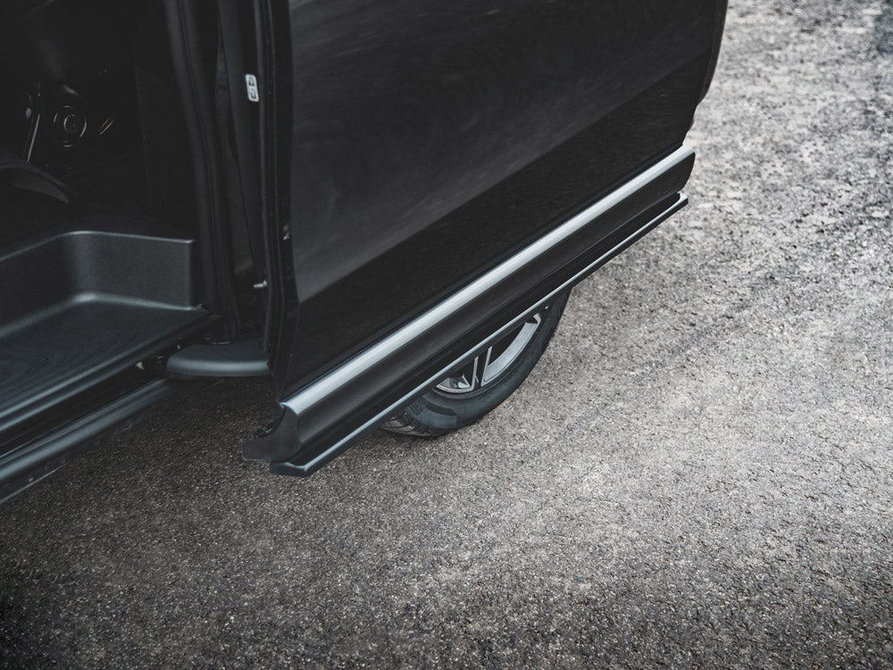Side Skirts Diffusers Mercedes V-Class Long AMG Line W447 Facelift - Wayside Performance 