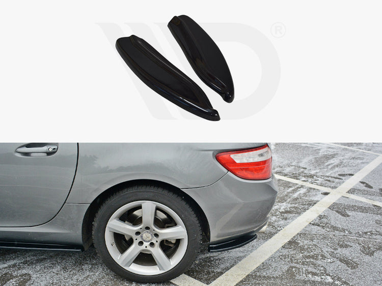 Rear Side Splitters V.1 Mercedes-benz SLK R172 Standard (2011-2015) - Wayside Performance 