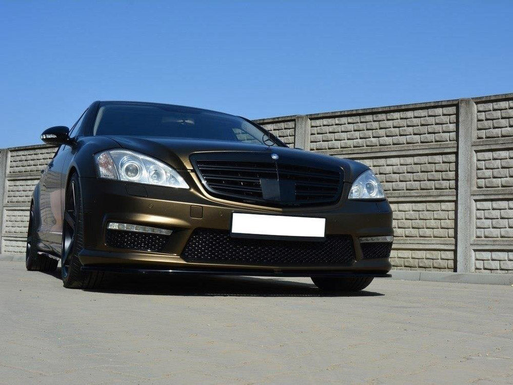 Front Splitter Mercedes S-class W221 AMG - Wayside Performance 