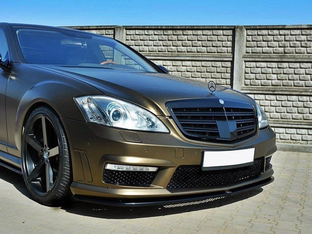 Front Splitter Mercedes S-class W221 AMG - Wayside Performance 