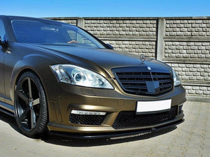 Front Splitter Mercedes S-class W221 AMG - Wayside Performance 