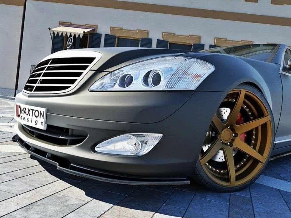 Front Splitter Mercedes S-class W221 - Wayside Performance 