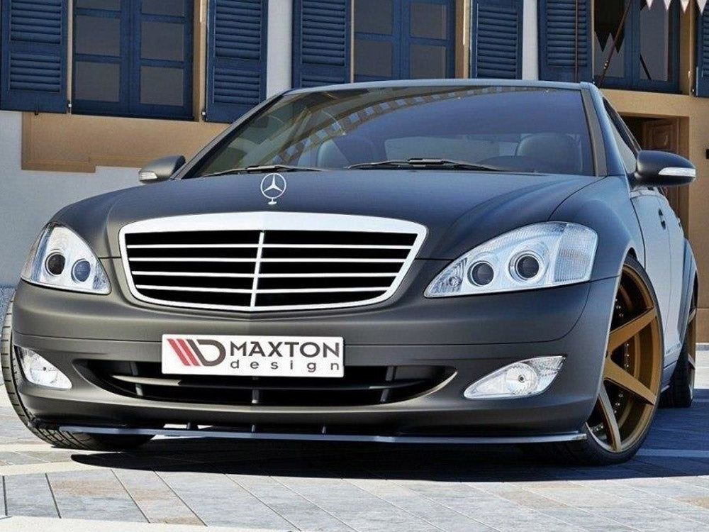 Front Splitter Mercedes S-class W221 - Wayside Performance 
