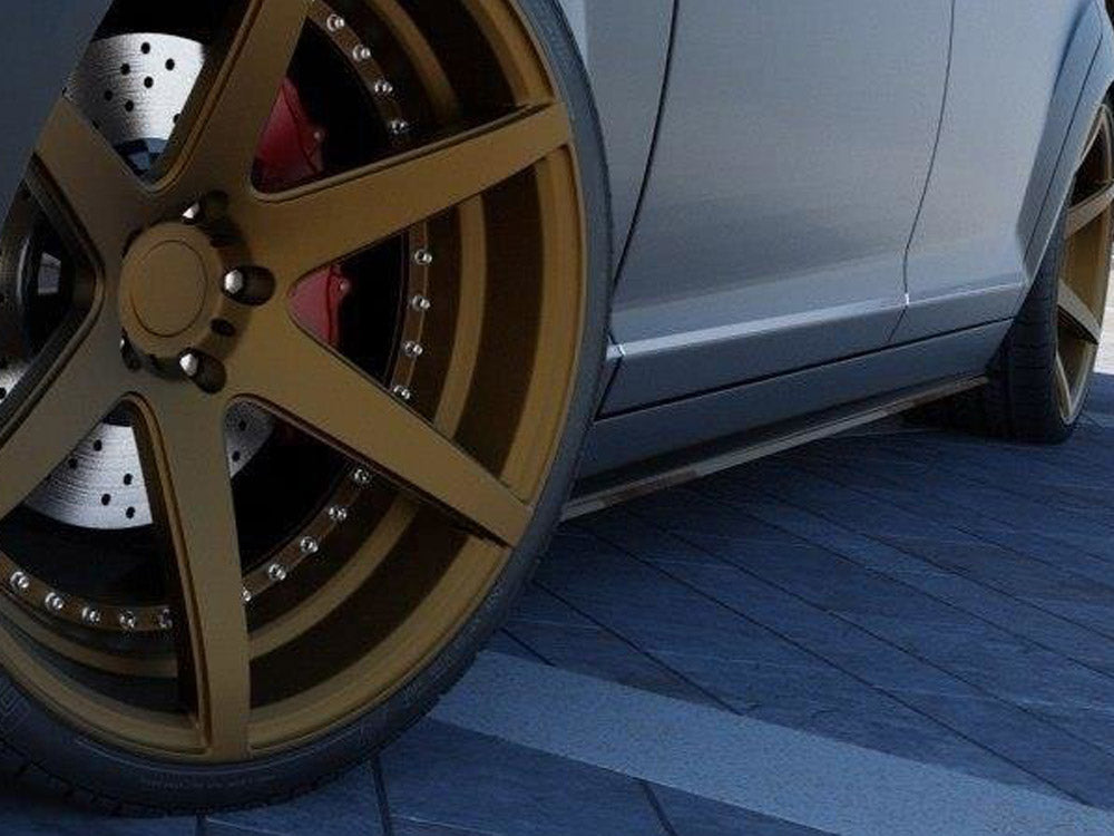 Side Skirts Diffusers Mercedes S-class W221 Long - Wayside Performance 