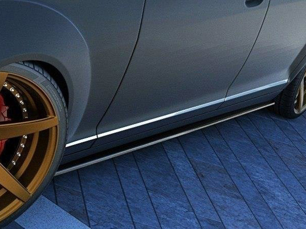 Side Skirts Diffusers Mercedes S-class W221 Long - Wayside Performance 