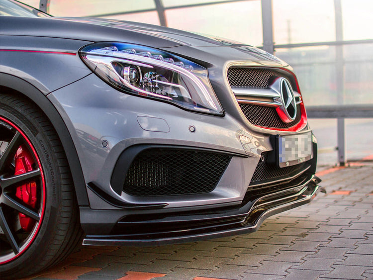 Front Splitter Mercedes-benz GLA 45 AMG SUV (X156) Pre-facelift (2014-2017) - Wayside Performance 