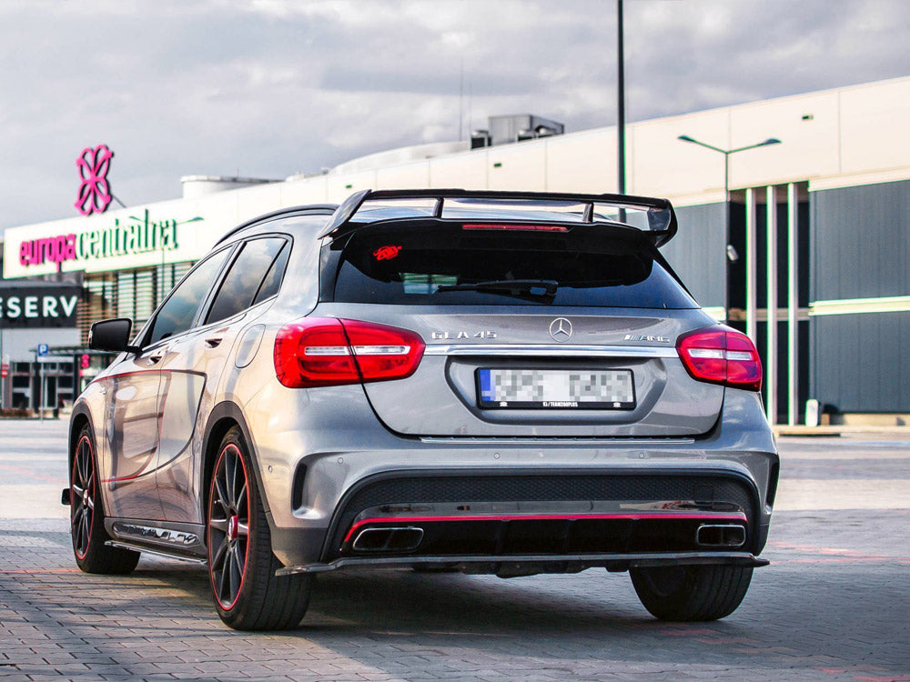 Rear Splitter (Vertical Bars) Mercedes-benz GLA 45 AMG SUV (X156) Pre-facelift (2014-2017) - Wayside Performance 