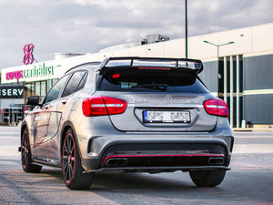 Rear Splitter (Vertical Bars) Mercedes-benz GLA 45 AMG SUV (X156) Pre-facelift (2014-2017) - Wayside Performance 