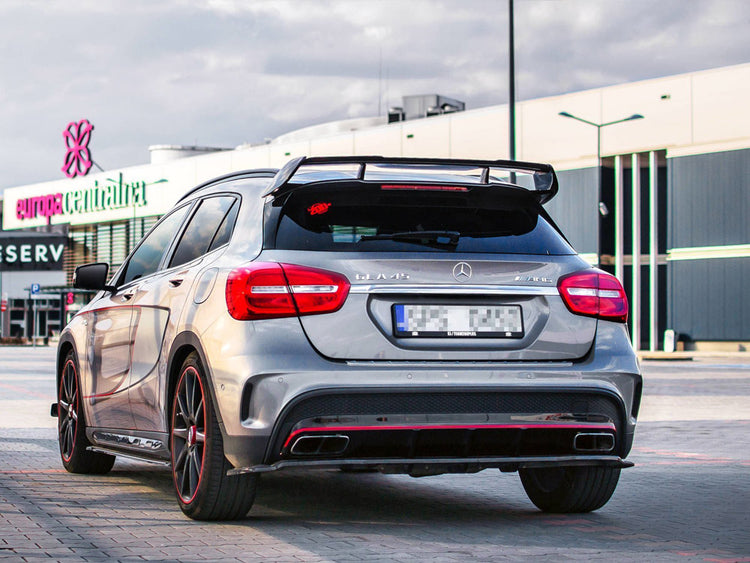 Rear Splitter (Vertical Bars) Mercedes-benz GLA 45 AMG SUV (X156) Pre-facelift (2014-2017) - Wayside Performance 