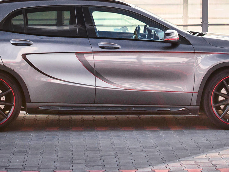 Side Skirts Splitters Mercedes-benz GLA 45 AMG SUV (X156) Pre-facelift (2014-2017) - Wayside Performance 