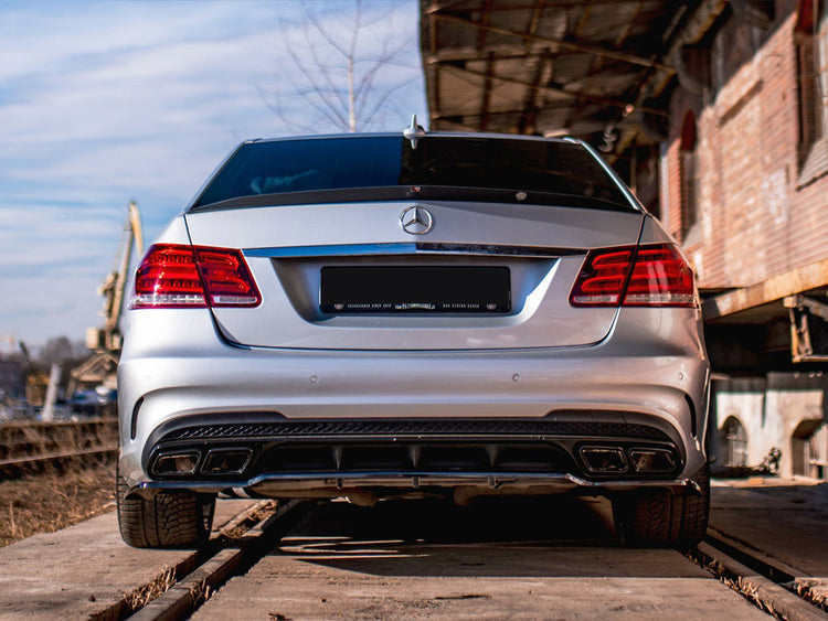 Spoiler Cap Mercedes E63 AMG / AMG-Line Sedan W212 Facelift - Wayside Performance 