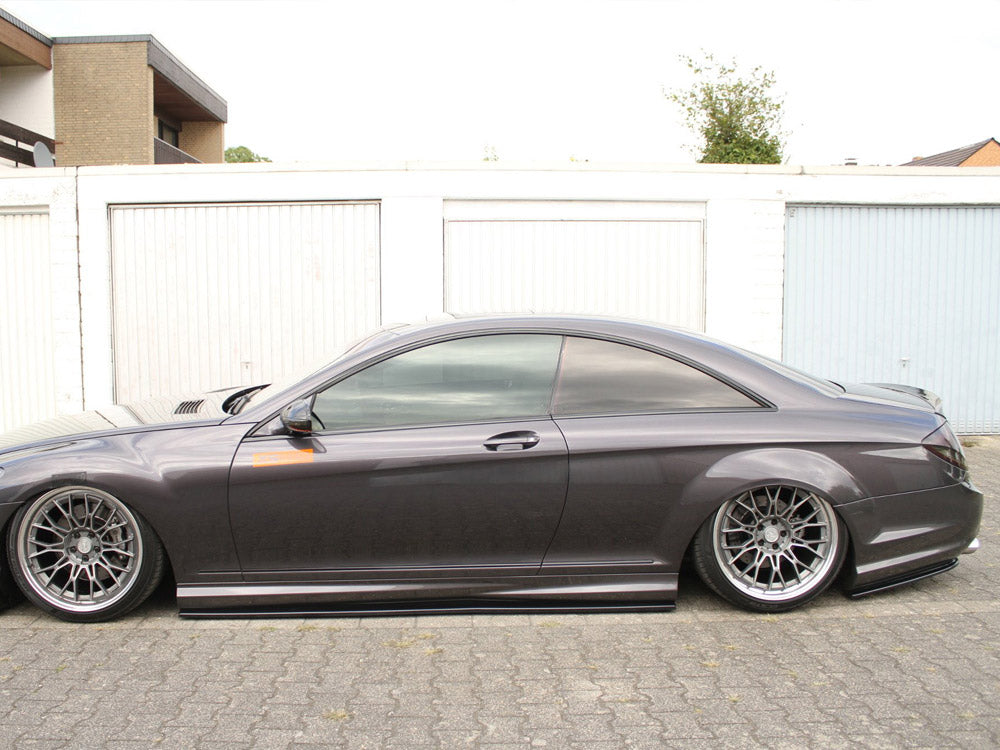 Rear Side Splitters Mercedes CL 500 C216 Amgline (2006-2010) - Wayside Performance 