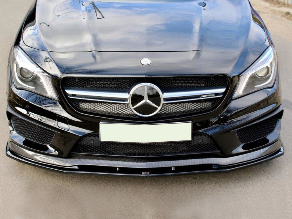 Front Splitter V.2 Mercedes CLA 45 AMG C117 (Pre-facelift) - Wayside Performance 