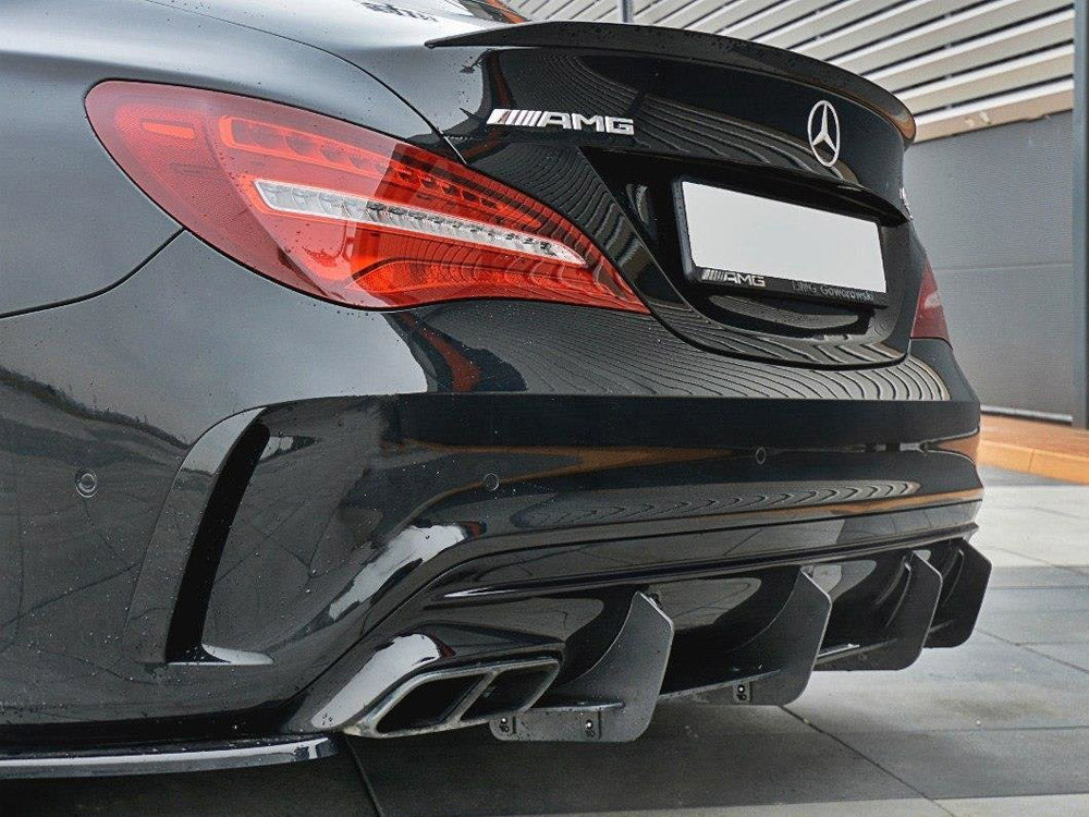 Rear Diffuser V.1 Mercedes CLA A45 AMG C117 Facelift (2017-UP) - Wayside Performance 