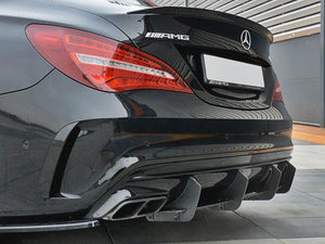 Rear Diffuser V.1 Mercedes CLA A45 AMG C117 Facelift (2017-UP) - Wayside Performance 